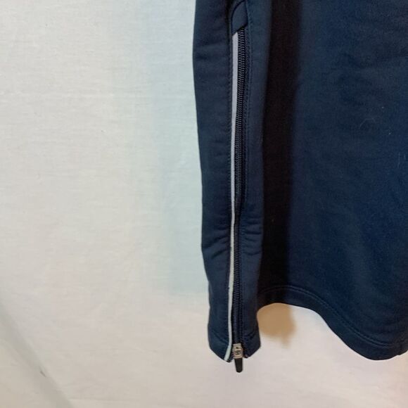 Nike Dri-Fit Black Fleece Tapered Ankle Zip Athletic Sweatpants Size L - Picture 8 of 14